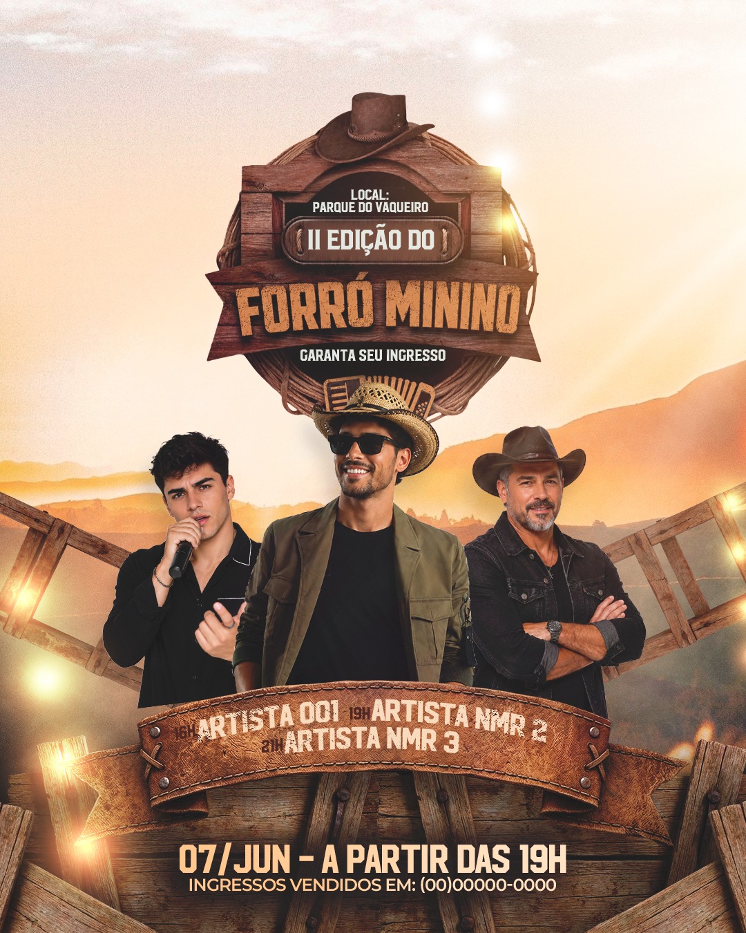 Flyer Forró Minino